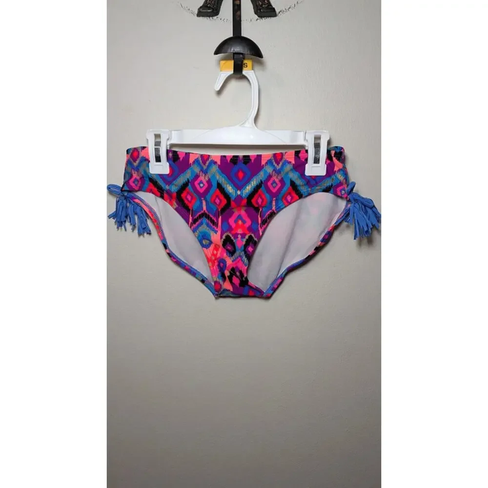 Art Class Two-Piece Swimsuit Bikini Pink Purple Blue Girls Size L 10-12